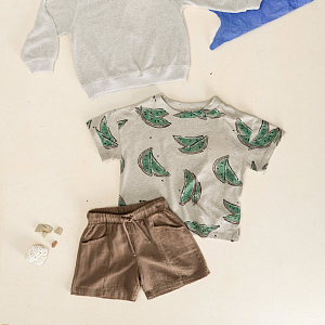 Шорты Play Up "Woven Rocks", какао